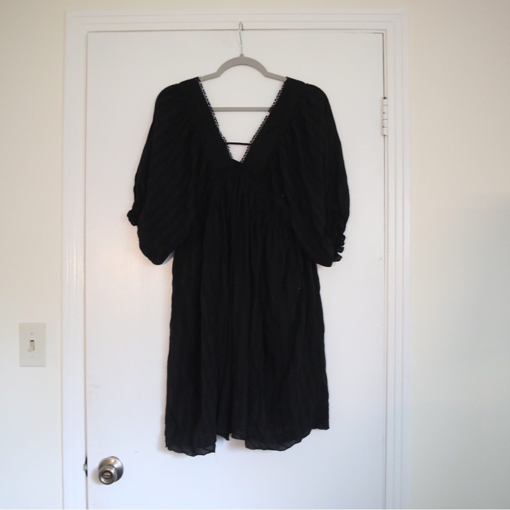 Impressions Boutique Black Boho Tunic Top